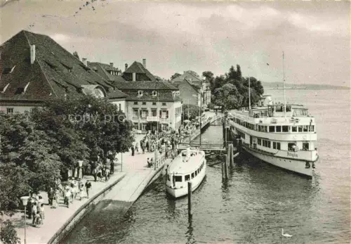 AK / Ansichtskarte ueberlingen Bodensee BW Bootsanleger