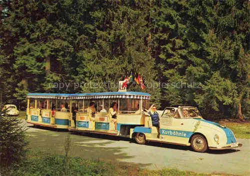 AK / Ansichtskarte Kleinbahn Liliputbahn Eisenbahn-- Freudenstadt Schwarzwald Kurbaehnle 