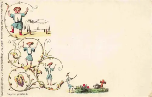 AK / Ansichtskarte ROSENBLATT Frankfurt Main Verlag Nr. 2831 Max und Moritz