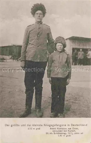AK / Ansichtskarte Kriegsgefangene POW Militaria Omsk Kalisch 