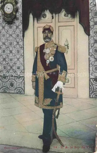 AK / Ansichtskarte Adel Tunesien Tunisie S.A. le Bey de Tunis