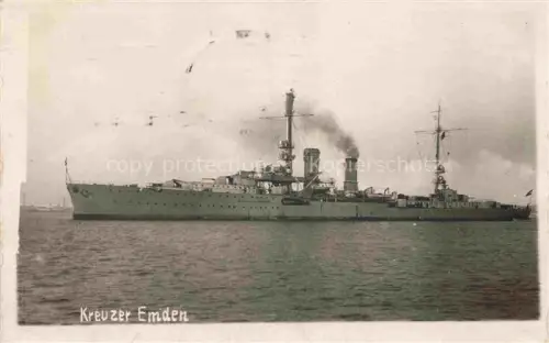 AK / Ansichtskarte Marine  Warships Kreuzer Emden 