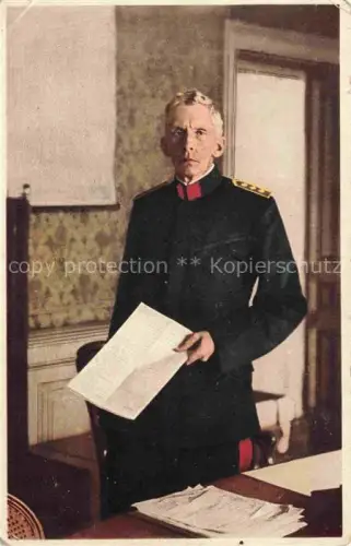 AK / Ansichtskarte Militaria Schweiz Sprecher von Bernegg Chef des Generalstab