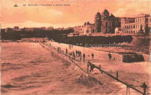 AK / Ansichtskarte ROYAN 17 Charente-Maritime Foncillion a maree haute