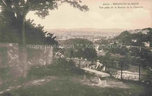 AK / Ansichtskarte BESANCON-LES BAINS 25 Doubs Vue prise de la Montee de la Citadelle