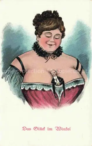 AK / Ansichtskarte Rauchen Smoking Fumer Fumare Fumar-- Humor Frau Kleiner Mann 