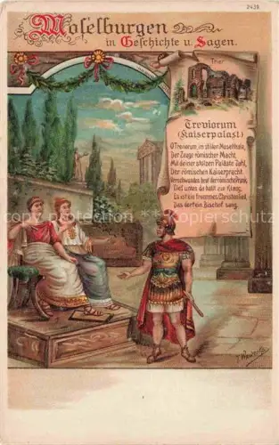 AK / Ansichtskarte WEWERKA T. Kuenstlerkarte Molelburgen Geschichte Sagen Kaisers Palast 