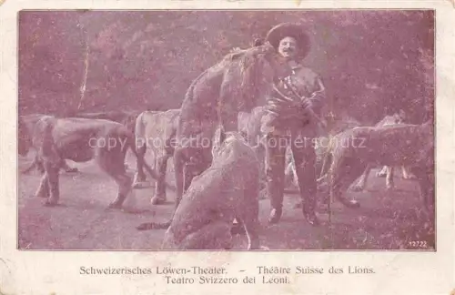 AK / Ansichtskarte Zirkus Artistik Variete Cirque-- Schweizerisches Loewen Theater 