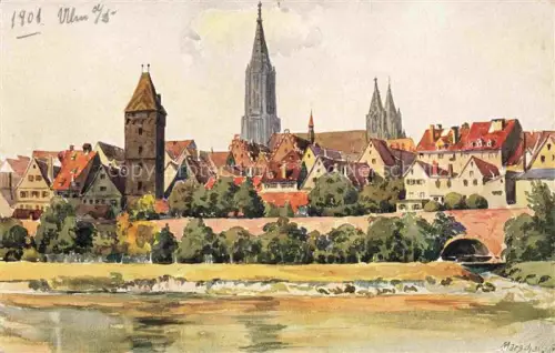 AK / Ansichtskarte MARSCHALL J. Kuenstlerkarte Ulm a. D. 