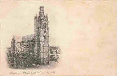 AK / Ansichtskarte COMPIEGNE 60 Oise Eglise Saint Jacques 