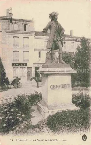 AK / Ansichtskarte VERDUN  55 Meuse La Statue de Chevert