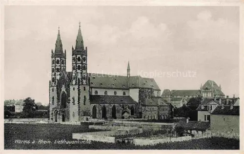 AK / Ansichtskarte WORMS Rhein Liebfrauenkirche