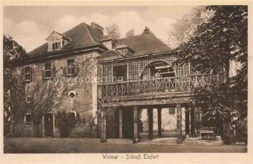 AK / Ansichtskarte WEIMAR  Thueringen Schloss Tiefurt