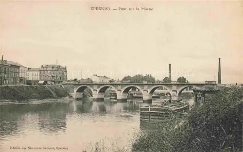 AK / Ansichtskarte EPERNAY 51 Marne Pont sur la Marne