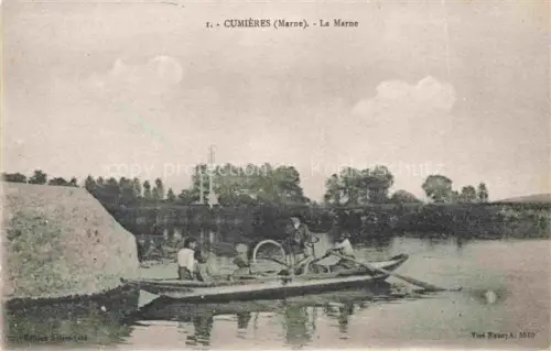 AK / Ansichtskarte Cumieres Epernay 51 Marne Marnepartie