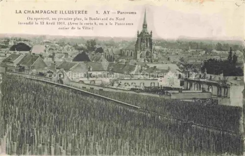 AK / Ansichtskarte Ay EPERNAY 51 Marne Panorama