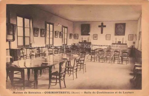 AK / Ansichtskarte Cormontreuil REIMS 51 Marne Maison de Retraites Salle de Conferences et de Lecture