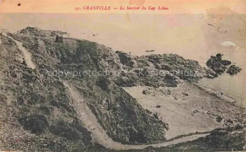 AK / Ansichtskarte GRANVILLE 50 Manche Le Sentier du Cap Lihou