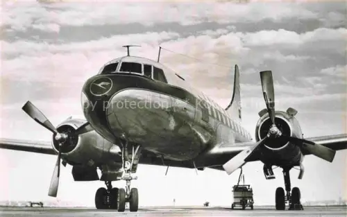 AK / Ansichtskarte FLUGZEUGE ZIVIL Lufthansa Frankfurt am Main 