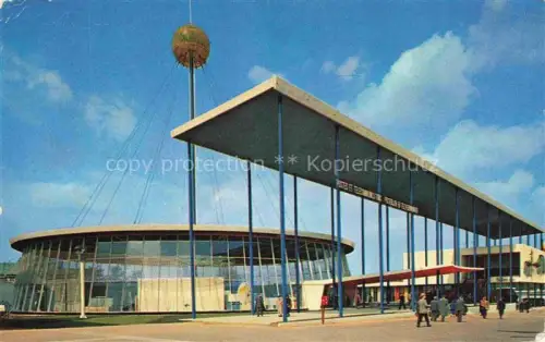 AK / Ansichtskarte Exposition Bruxelles 1958 le Pavillon von Post und Fernmeldewesen  