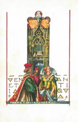 AK / Ansichtskarte MARTINI A. Venezia Kuenstlerlitho Stab Lit. Armanino Genova 