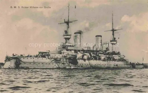 AK / Ansichtskarte Marine  Warships S.M.S. Kaiser Wilhelm der Grosse 