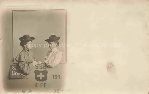 AK / Ansichtskarte Eisenbahn Schweiz CH SBB Zuerich Genève CFF  