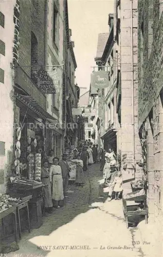 AK / Ansichtskarte Le Mont-Saint-Michel Grande Rue