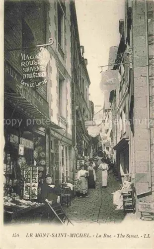 AK / Ansichtskarte Le Mont-Saint-Michel Grande Rue