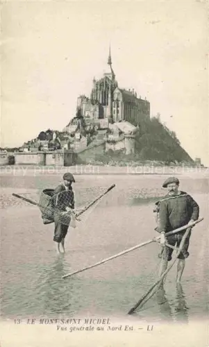 AK / Ansichtskarte Le Mont-Saint-Michel Vue générale au nord-est