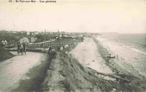AK / Ansichtskarte SAINT-PAIR-SUR-MER Kairon-sur-Mer AVRANCHES 50 Manche Vue générale et la plage