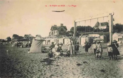 AK / Ansichtskarte SAINT-PAIR-SUR-MER Kairon-sur-Mer AVRANCHES 50 Manche La plage