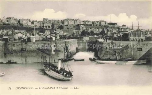 AK / Ansichtskarte GRANVILLE 50 Manche Avant-Port et l'écluse