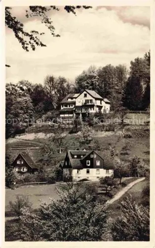 AK / Ansichtskarte Lindenfels Odenwald Hessen Haus Luginsland Weinklause Buecherstube Fremdenheim