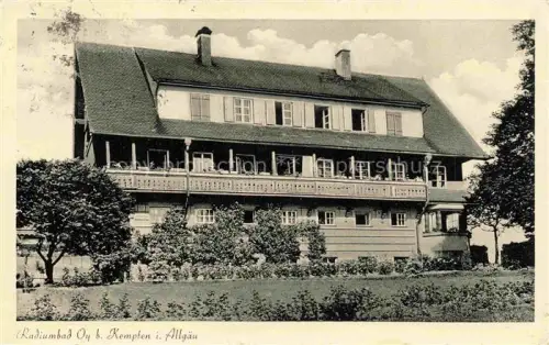 AK / Ansichtskarte KEMPTEN Allgaeu Bayern Radiumbad Oy