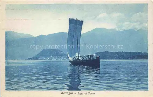 AK / Ansichtskarte Bellagio Lago di Como IT Barke