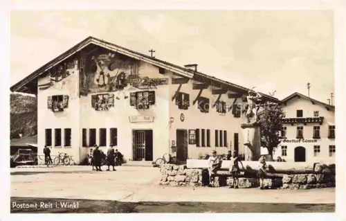AK / Ansichtskarte Reit Winkl Postamt Gasthof Loewen