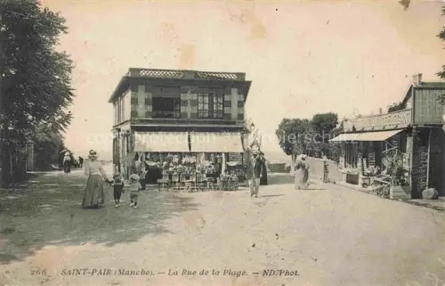 AK / Ansichtskarte SAINT-PAIR-SUR-MER Kairon-sur-Mer AVRANCHES 50 Manche La rue de la plage