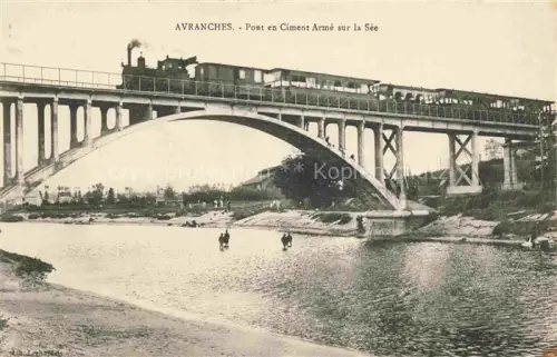 AK / Ansichtskarte AVRANCHES 50 Manche Pont en ciment armé sur la Sée