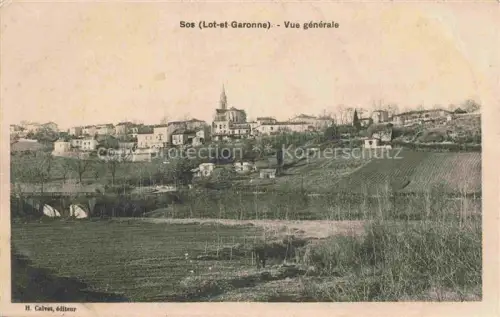 AK / Ansichtskarte Sos NERAC 47 Lot-et-Garonne Vue générale
