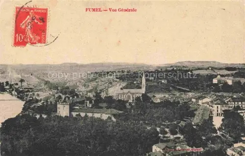 AK / Ansichtskarte Fumel Villeneuve-sur-Lot 47 Lot-et-Garonne Vue générale
