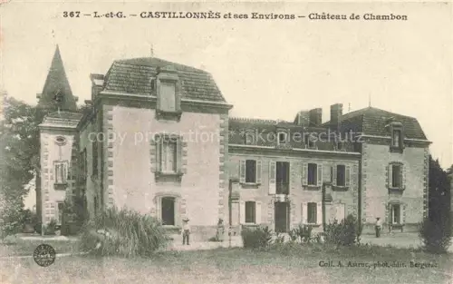 AK / Ansichtskarte Castillonnes Villeneuve-sur-Lot 47 Lot-et-Garonne Château de Chambon