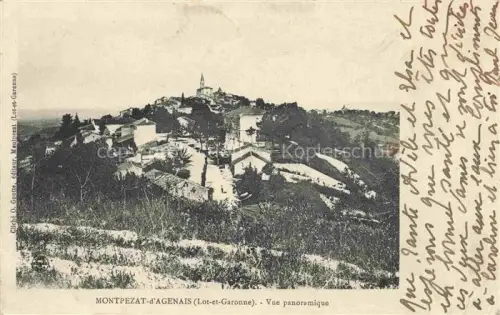 AK / Ansichtskarte Montpezat AGEN 47 Lot-et-Garonne Vue panoramique