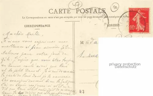 AK / Ansichtskarte Castelmoron-sur-Lot Marmande 47 Lot-et-Garonne Vue générale aux bords de la rivière