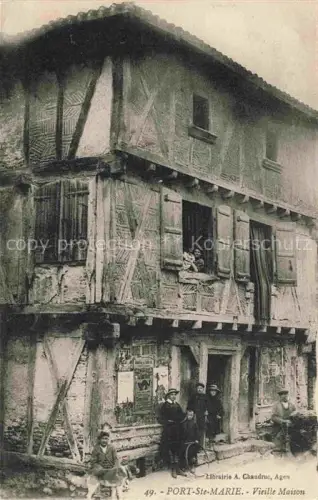 AK / Ansichtskarte Port-Ste-Marie Agen 47 Lot-et-Garonne Une vieille maison