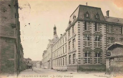 AK / Ansichtskarte Chalons-sur-Marne 51 Marne Le Collège Municipal