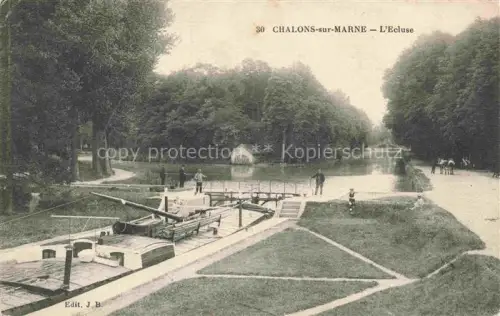 AK / Ansichtskarte Chalons-sur-Marne 51 Marne L'Ecluse