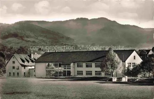 AK / Ansichtskarte Gernsbach Murgtal BW Papiermacherschule Internat