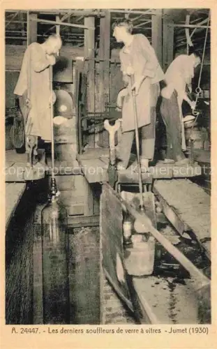 AK / Ansichtskarte Jumet Hainaut Belgie Musée de la Vie Wallone Les derniers souffleurs de verre à vitres