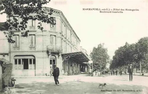 AK / Ansichtskarte MARMANDE 47 Lot-et-Garonne Hôtel des Messageries Boulevard Gambetta